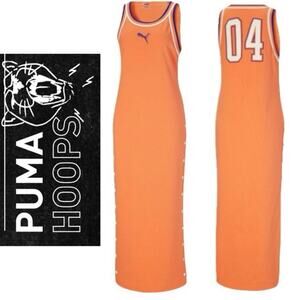 PUMA JERSEY DRESS X DESERT SKYLAR DIGGINGS-SMITH CORAL PURPLE Sz M SPORTY CHIC